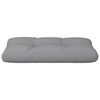 vidaXL Cuscino per Pallet Grigio 80x40x12 cm in Tessuto