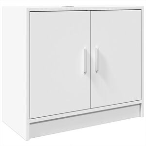 vidaXL Mobile Lavabo Bianco 63x29x55 cm in Truciolato