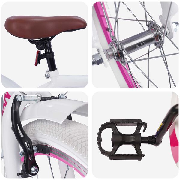 vidaXL Bicicletta per Bambini 18 Pollici per bambini dai 5 ai 7 anni