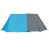 vidaXL Tenda da Campeggio per 3 Persone Blu Impermeabile
