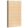 vidaXL Mobile Porta CD Rovere Marrone 102x23x177,5cm Legno Multistrato