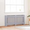 vidaXL Copertura per radiatori 2 pcs Grigio 172 x 19 x 81,5cm