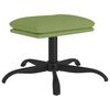 vidaXL Poggiapiedi Verde Chiaro 60x60x36 cm in Velluto