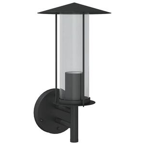 vidaXL Applique da Esterno Nera in Acciaio Inossidabile