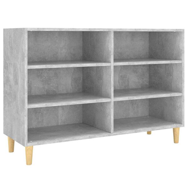 vidaXL Credenza Grigio Cemento 103,5x35x70 cm in Legno Multistrato