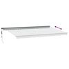 vidaXL Tenda Retrattile Automatica LED Antracite e Bianco 600x350 cm