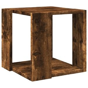 vidaXL Tavolino da Salotto Rovere Fumo 32x32x30 cm Legno Multistrato