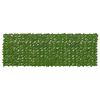 vidaXL Schermo per balcone con foglie Verde e Giallo 300 x 100 cm