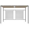 vidaXL Gazebo con Tetto Retrattile 3x4x2,3 m Grigio Talpa 180 g/m²