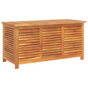 vidaXL Contenitore Giardino con Feritoia 113x50x56cm Massello Acacia