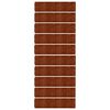 vidaXL Bordure per Prato 10 pz 25x103 cm Flessibili in Acciaio Corten