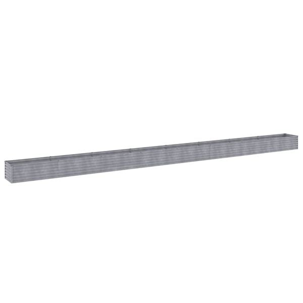vidaXL Fioriera Rialzata da Giardino 770x50x36 cm in Acciaio Corten