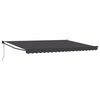 vidaXL Tenda retrattile Antracite 4 x 2 m Poliestere e Metallo