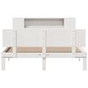 vidaXL Letto Libreria senza Materasso Bianco 140x200 cm Legno di Pino