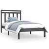 vidaXL Giroletto Grigio in Legno Massello 100x200 cm
