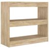 vidaXL Libreria/Divisorio Rovere Sonoma 80x30x72 cm