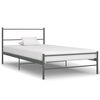 vidaXL Giroletto Grigio in Metallo 90x200 cm
