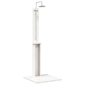 vidaXL Doccia da esterno Bianco 75 x 76 x 217 cm