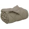 vidaXL Duvet Invernale 135 x 220 cm 450 gsm Grigio chiaro