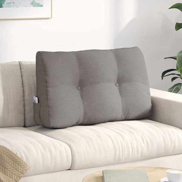 vidaXL Cuscino per Schiena Talpa 80 x 24 x 50 cm Tessuto