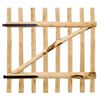 vidaXL Cancello Singolo per Recinzione in Legno di Nocciolo 100x100 cm