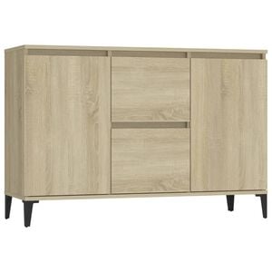 vidaXL Credenza Rovere Sonoma 102x35x70 cm in Legno Multistrato
