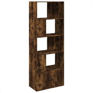 vidaXL Libreria Rovere Fumo 70x36x189 cm in Legno Multistrato