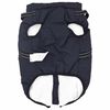 vidaXL Cappotto per Cani Blu navy L48 Pile e Poliestere