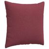 vidaXL Cuscini da Divano 2 pcs Rosso Vino 60 x 60 cm Tessuto
