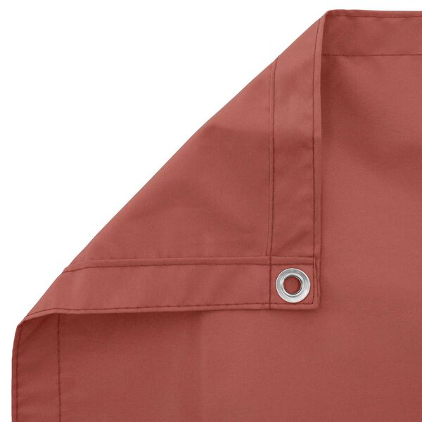 vidaXL Schermo da balcone Terracotta 110 x 700 cm Tessuto Oxford