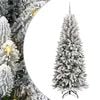 vidaXL Albero di Natale artificiale Bianco 210 cm