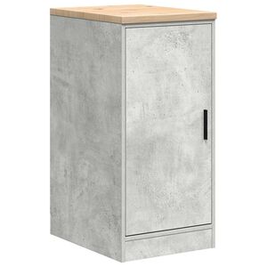 vidaXL Armadietto da Garage Grigio cemento 40x51x85 cm