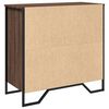 vidaXL Credenza Rovere Marrone 78x35,5x74,5 cm in Legno Multistrato