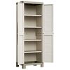 Keter Armadietto con Scaffali Excellence Beige e Talpa 182 cm
