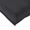 vidaXL Cuscino Nero 70 x 40 x 12 cm Tessuto Oxford