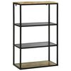 vidaXL Libreria 70 x 35 x 110 cm Legno massello di mango