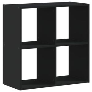 vidaXL Libreria Nera 68,5x32x68,5 cm in Legno Multistrato