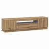vidaXL Mobile TV LED Rovere Artigianale Legno ingegnerizzato