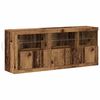 vidaXL Madia LED Legno vecchio 162 x 37 x 67 cm Legno ingegnerizzato