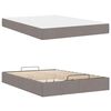 vidaXL Struttura letto con materasso con materasso 2 pcs Talpa Tessuto
