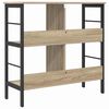 vidaXL Libreria Rovere Sonoma 82 x 32 x 79 cm Legno multistrato