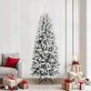 vidaXL Albero di Natale artificiale con 300 LED Bianco 210 cm