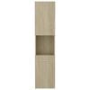 vidaXL Mobile da Bagno Rovere Sonoma 30x30x130 cm in Legno Multistrato