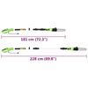 vidaXL Motosega/Tagliasiepi Telescopico 2 in 1 25/41 cm 710/550W