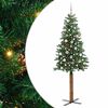 vidaXL Albero di Natale snodato Verde 210 cm
