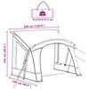 vidaXL Tenda per Caravan con tetto Blu 252 x 245 x 245 cm