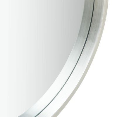 vidaXL Specchio da parete con cinghia 50 cm colore: Nero