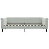 vidaXL Divano Letto con Letto Estraibile Grigio Chiaro 90x200 Velluto