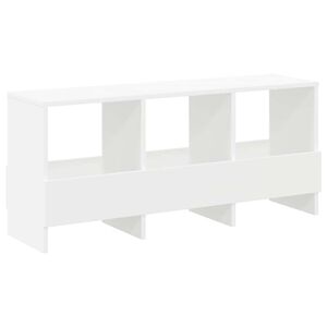 vidaXL Scaffale per riviste Bianco 102 x 30 x 45 cm