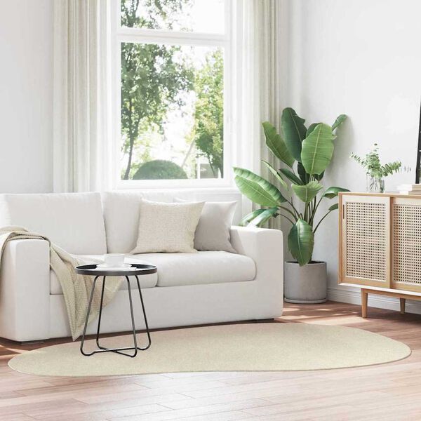 vidaXL Tappeto HUARTE Beige 160 x 230 cm Poliestere